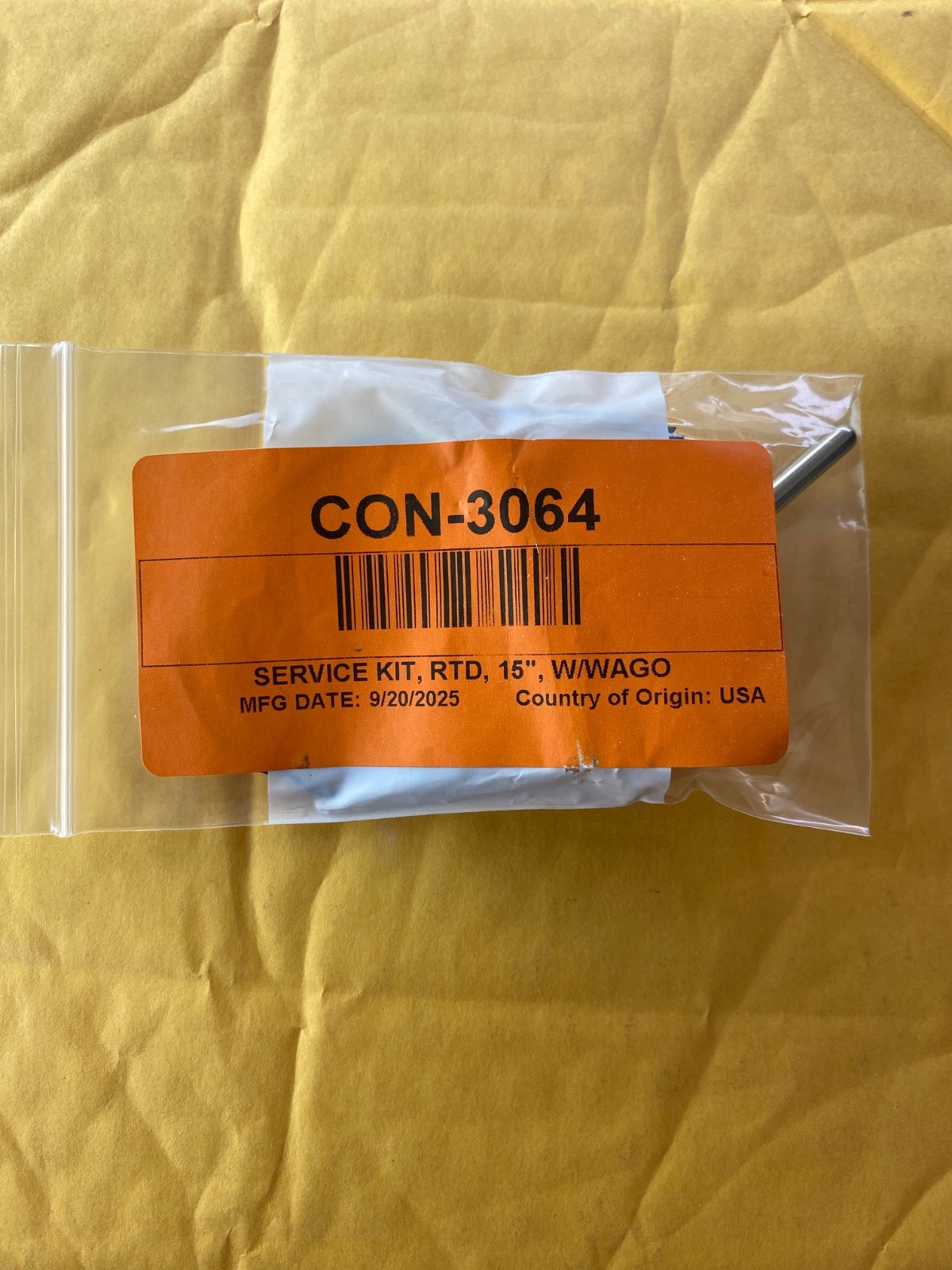 Turbochef CON-3064 old  Con-7263 Old #  HHC-6595 RTD probe 3” long