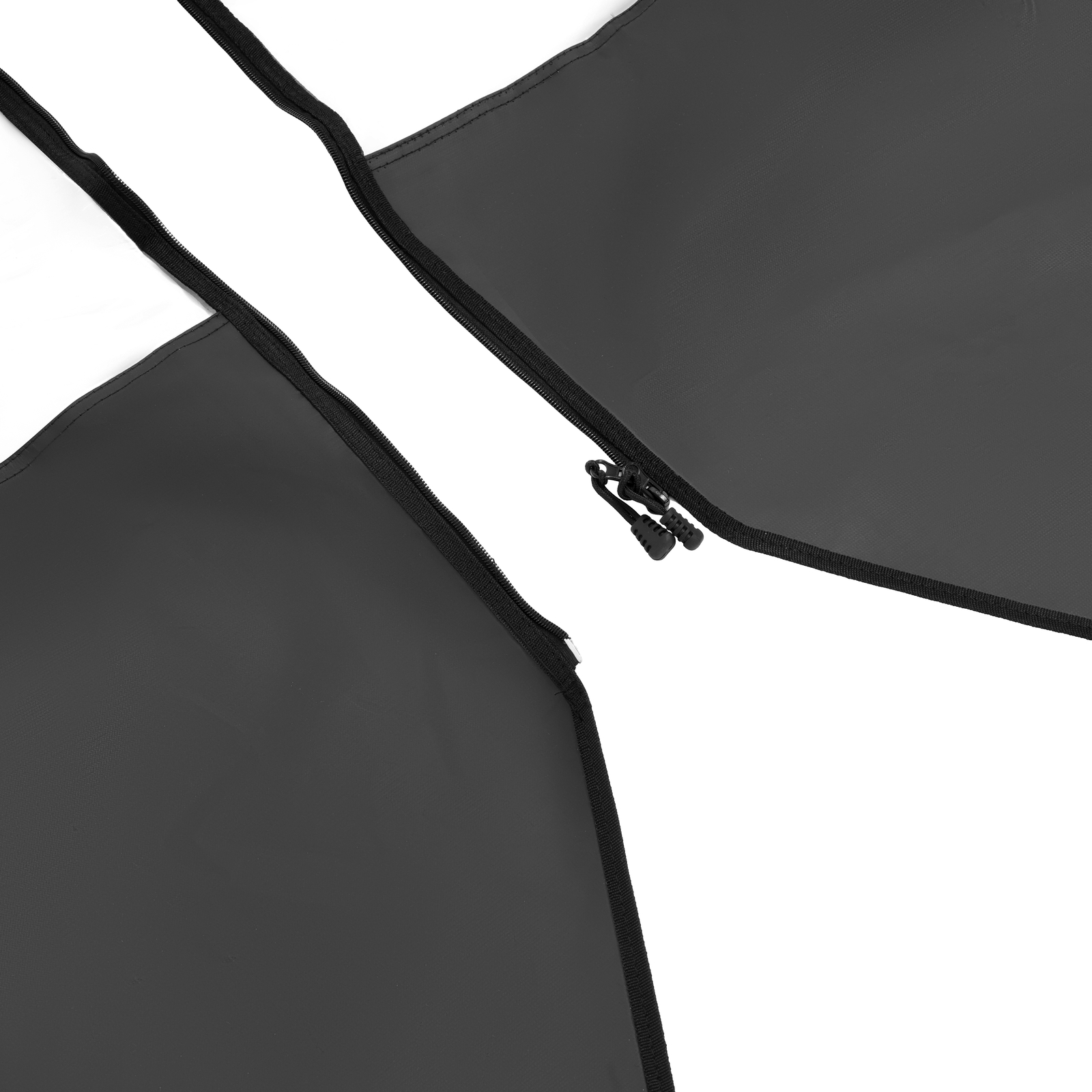 Black+Clear Soft Door UTV Cab Enclosure For 15 Kawasaki Mule 600 610 4x4 XC