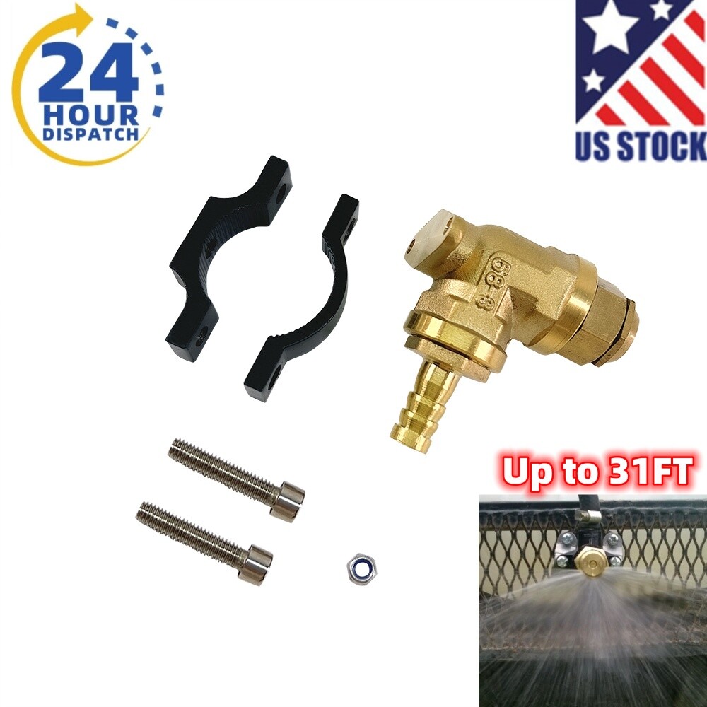 For ATV Spot Sprayer Black Rain Boomless Sprayer Nozzle Up to 31FT US