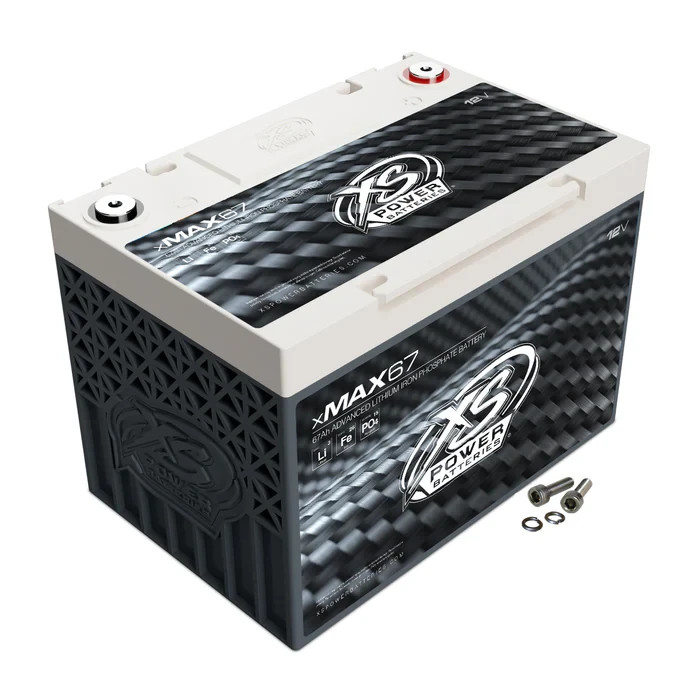 XS Power Xmax 67 LFP Lithium Battery 67AH 15,000 Watt RMS Car Audio Battery