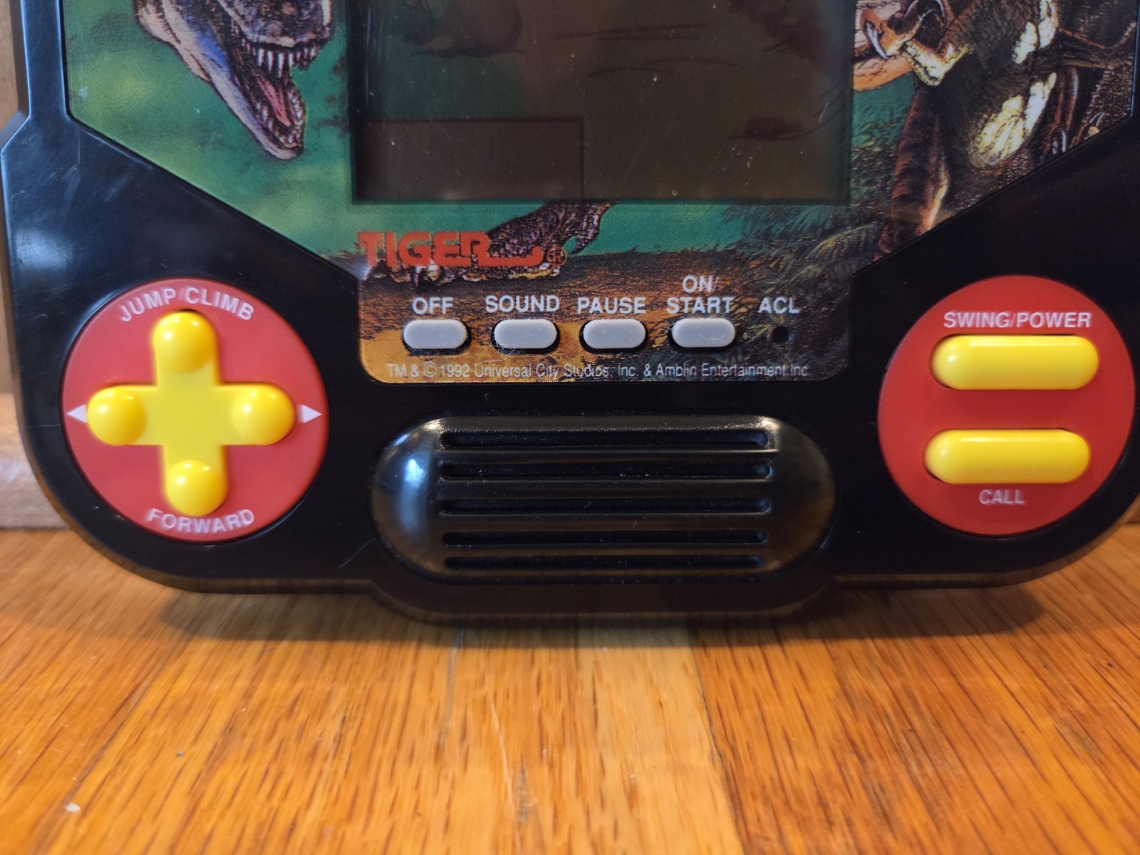 VTG 1988 Tiger Electronics Jurassic Park LCD Handheld Game WORKING