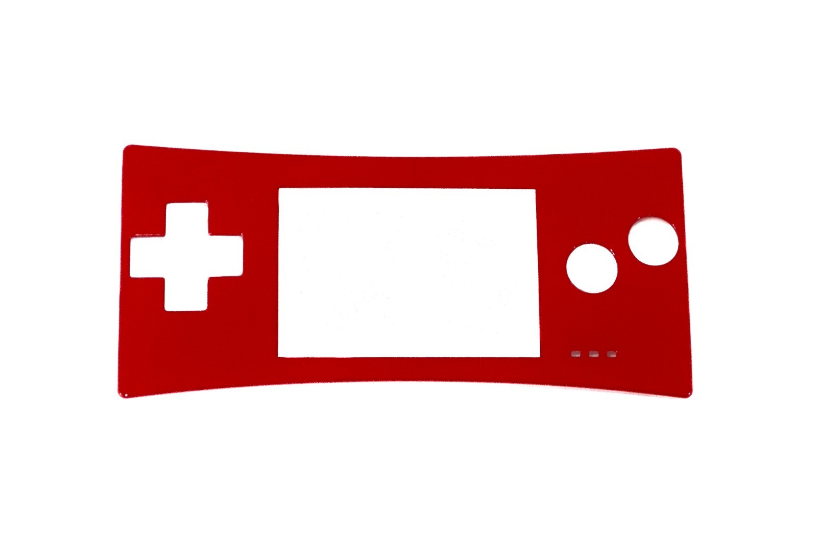 BRAND NEW Faceplate for Original Nintendo Game Boy Micro GBM Red
