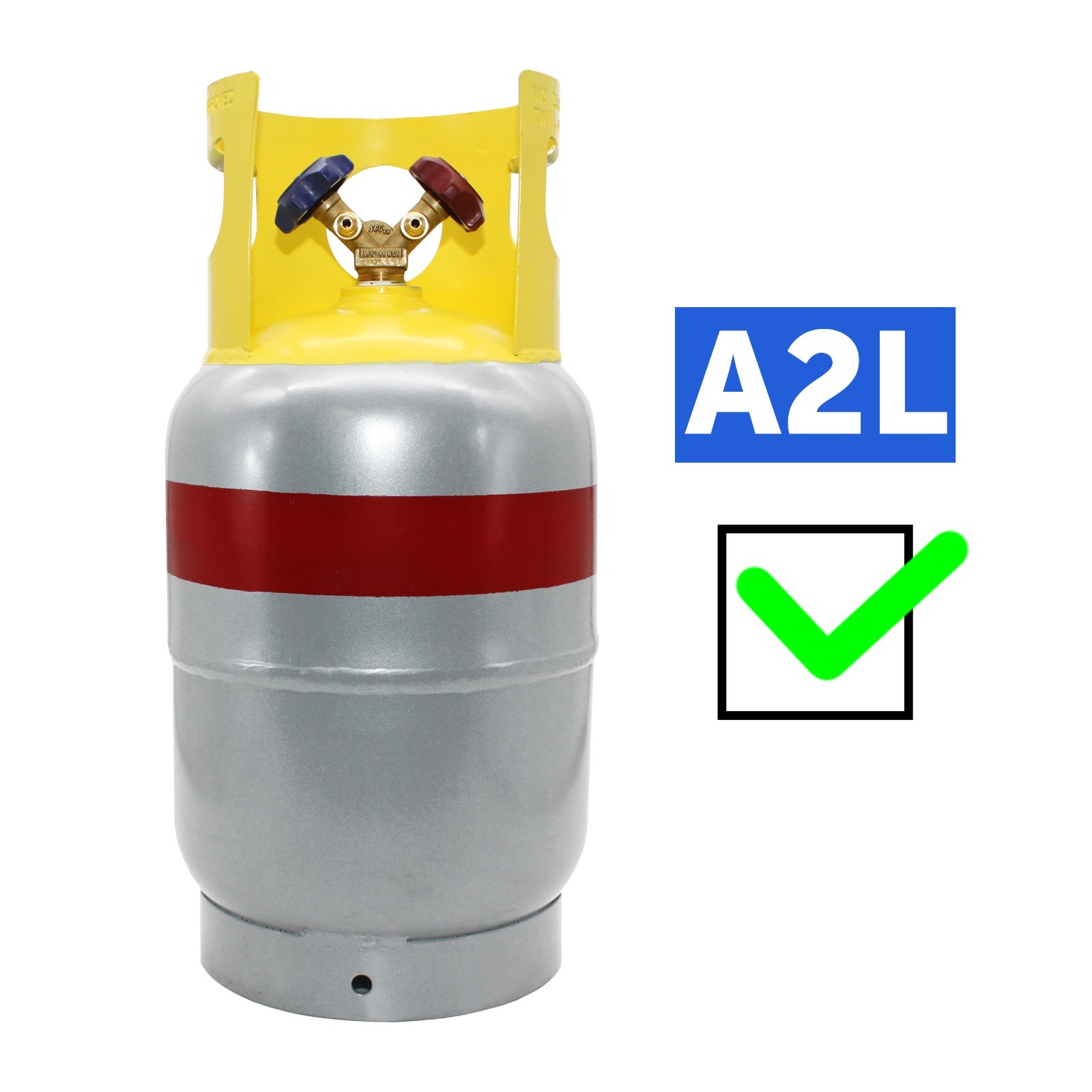 Flame King 30 lb. Refrigerant Recovery Cylinder Tank for A2L Refrigerants