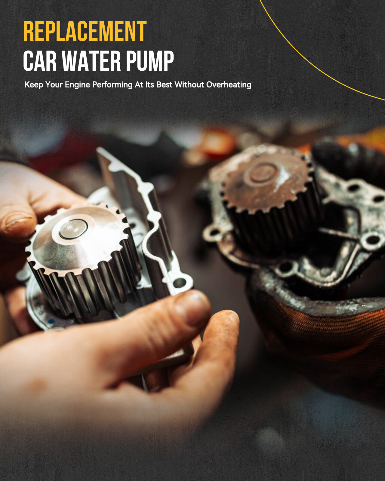 For 2011-2021 Dodge Charger Durango Jeep Grand Cherokee 5.7L V8 Water Pump