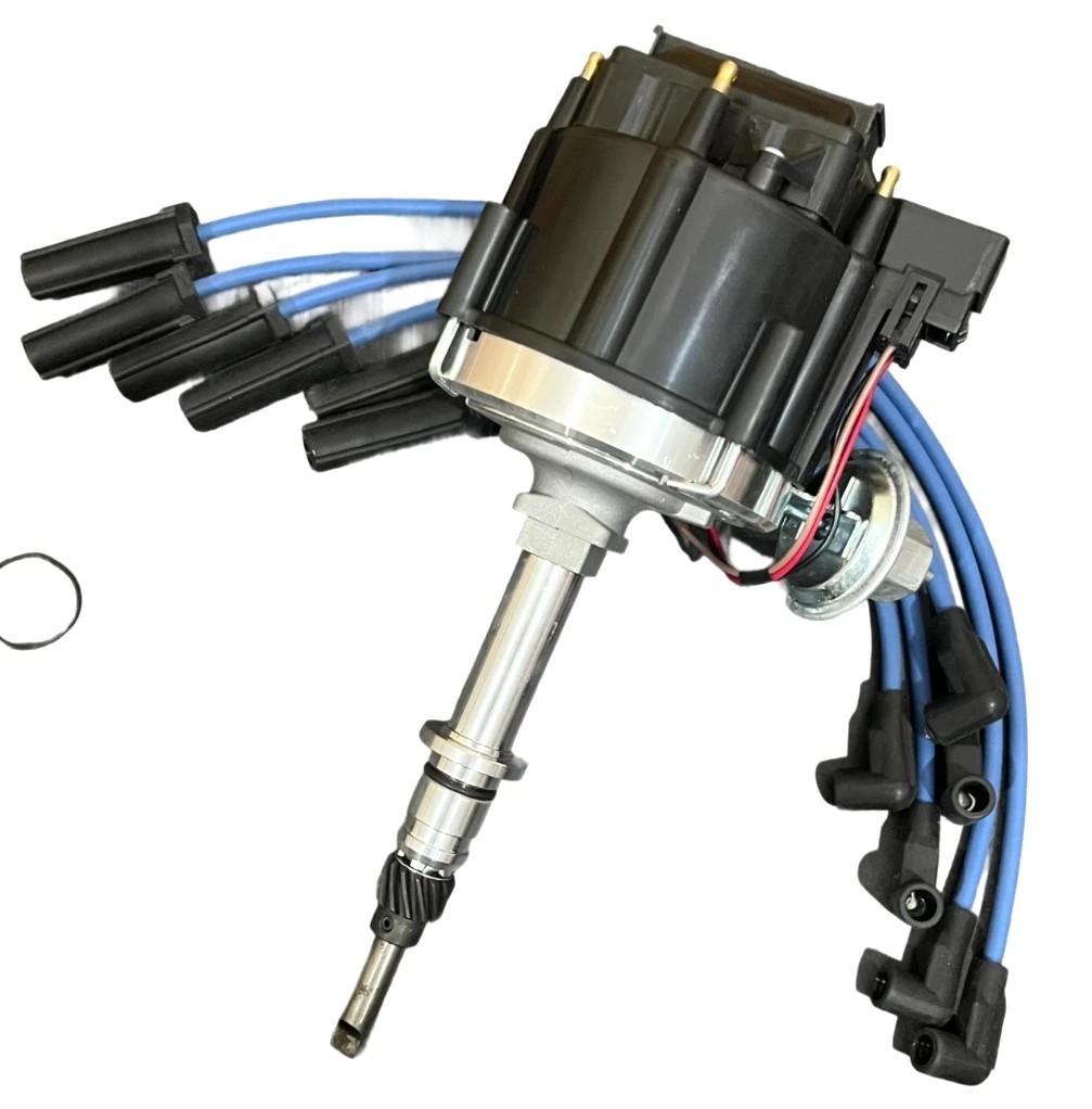 Distributor HEI + Wires + ICM Coil For Toyota Land Cruiser FJ40 FJ60 2F 3F 6 CYL