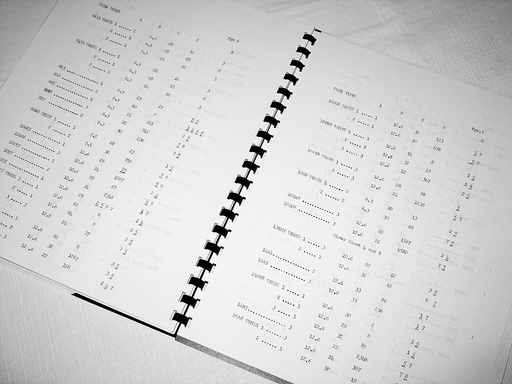 Manual & Tube Set-Up Charts for all Knight 600 Testers with or w/o Model Numbers