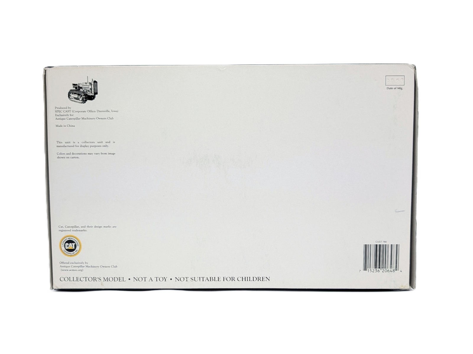 1/16 Caterpillar D2 Diesel Crawler Tractor With Tool Bar Ripper