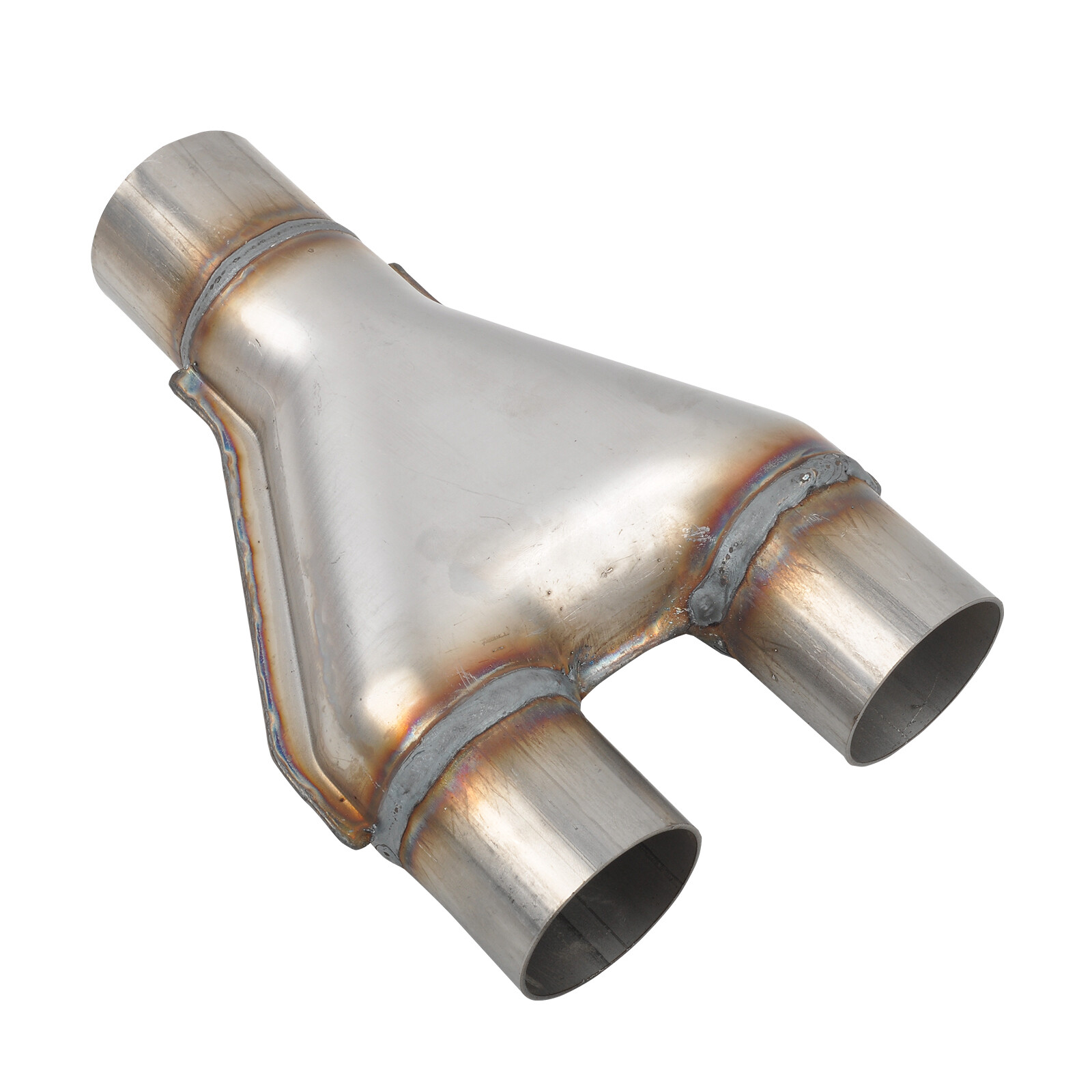 Y-Pipe Exhaust Pipe Adapter Connector 2''/2.25''/2.5''/2.75''/3''ID Single/Dual
