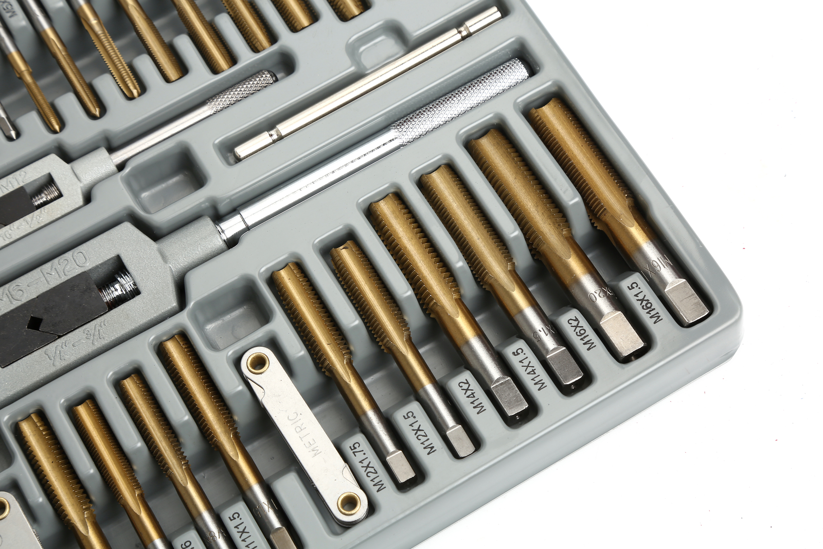 86PC Tap And Die Set SAE METRIC Tools, Metal Case Tapping Thread Cutting Kit Set