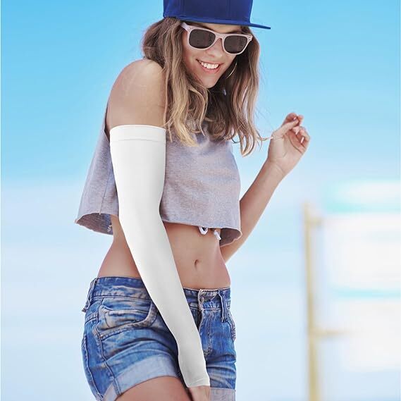 3 Pairs Cooling Arm Sleeves Cover UV Sun Protection Sports Outdoor For Men Women
