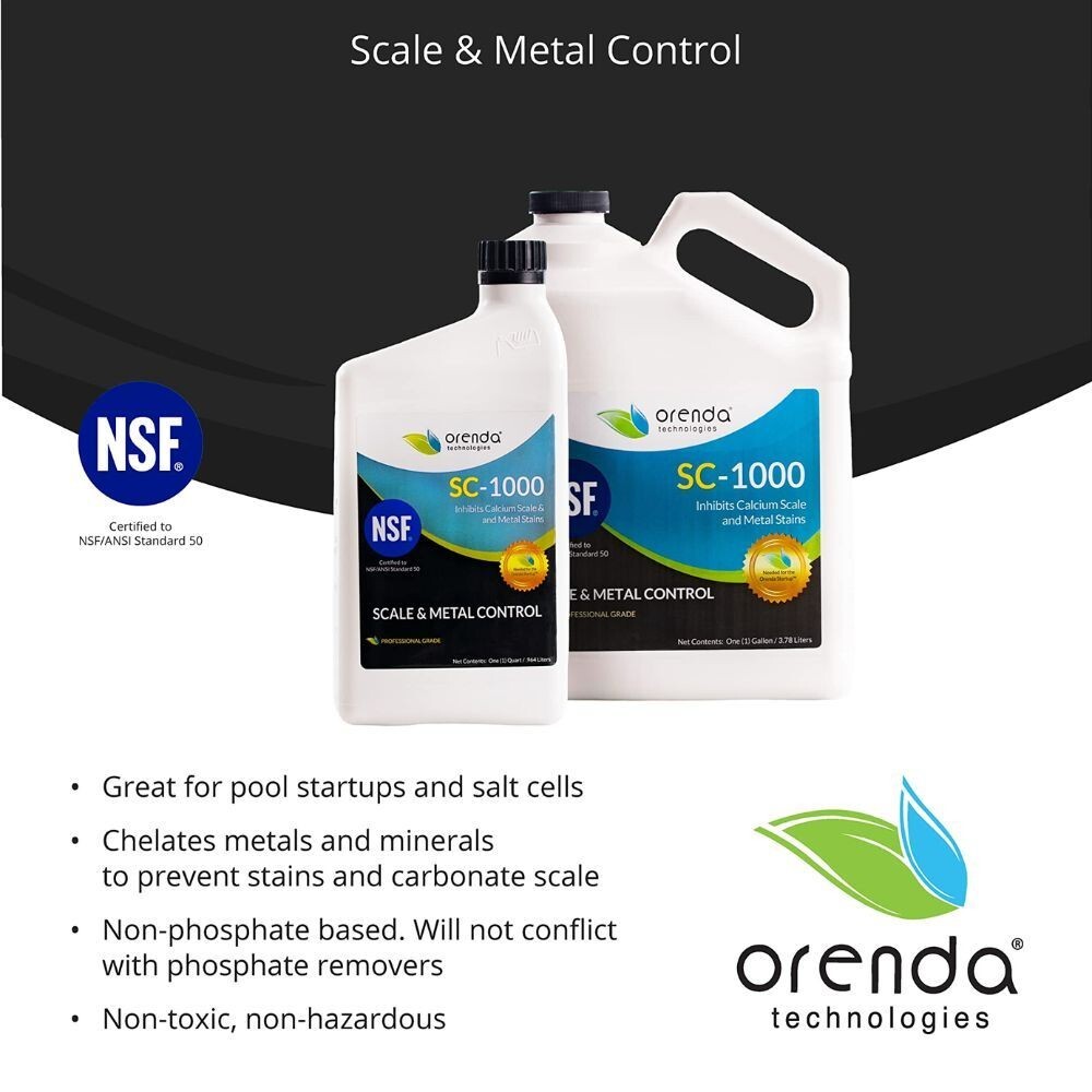 Orenda SC-1000-GAL Scale Control and Metal Control, 1-Gallon ORE-50-104