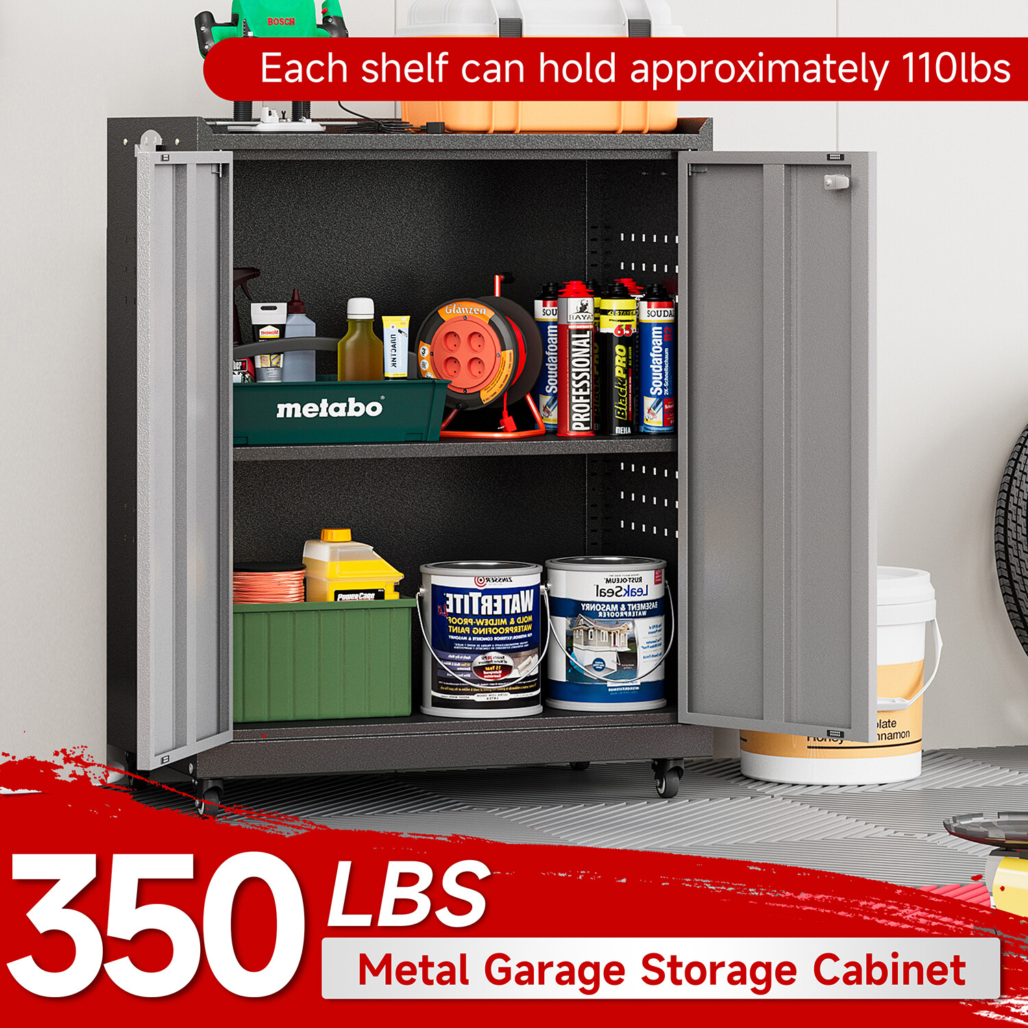 Garage Cabinet Set Workshop Set Garage Cabinets Storage System Tool Boxs Cabinet