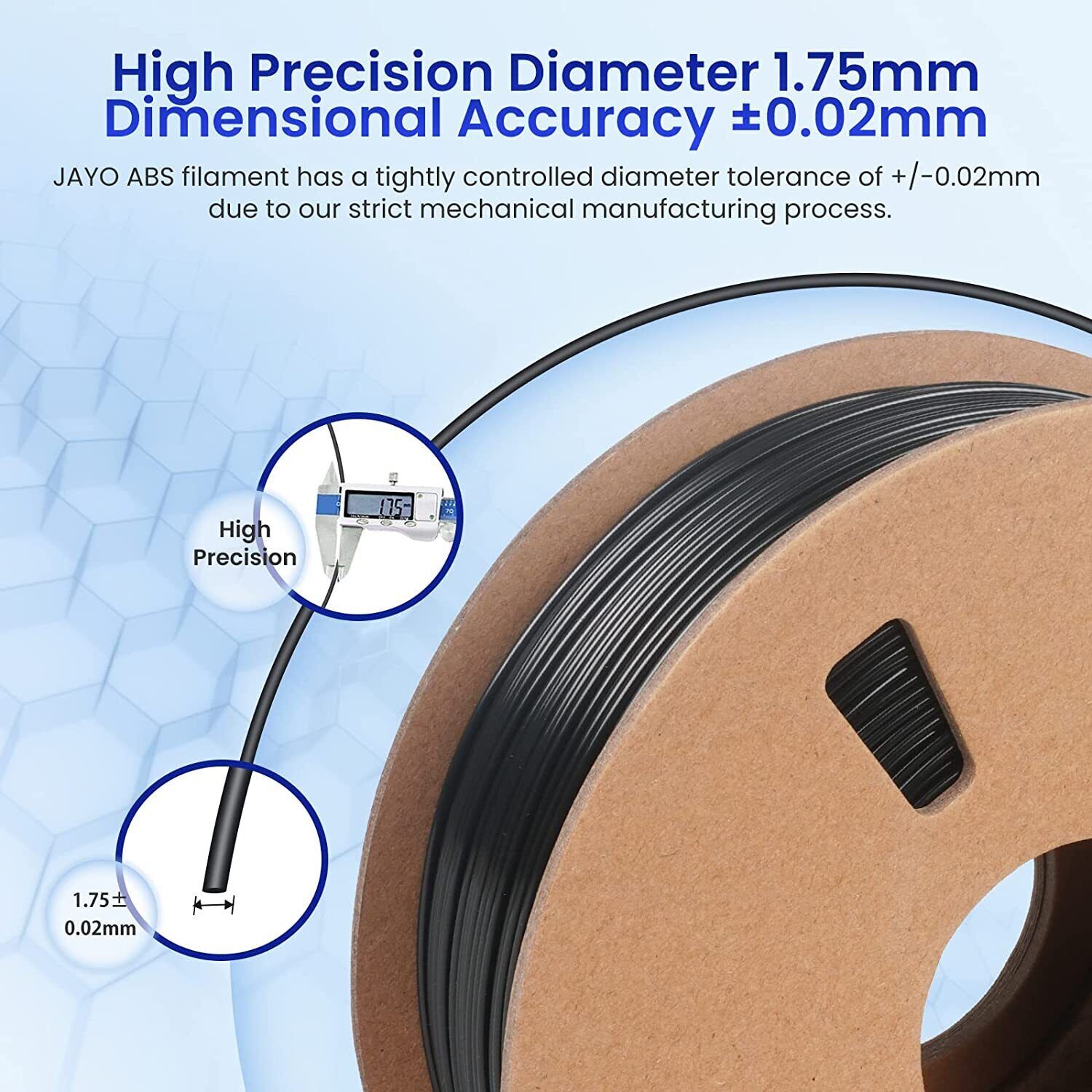 JAYO 11KG 3D Printer Filament 1.1KG/SET 1.75mm PLA PLA+ SILK PETG PLA Meta Wood