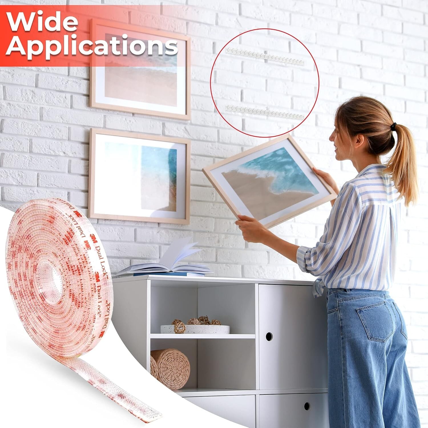 3M Dual Lock Reclosable Fastener 1/2 in x 2FT SJ3560