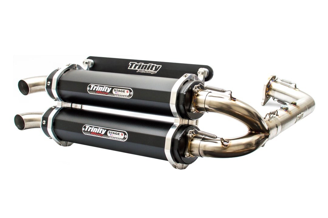 2024-2026 Polaris RZR XP1000 Trinity Racing Slip on Exhaust Black XP4