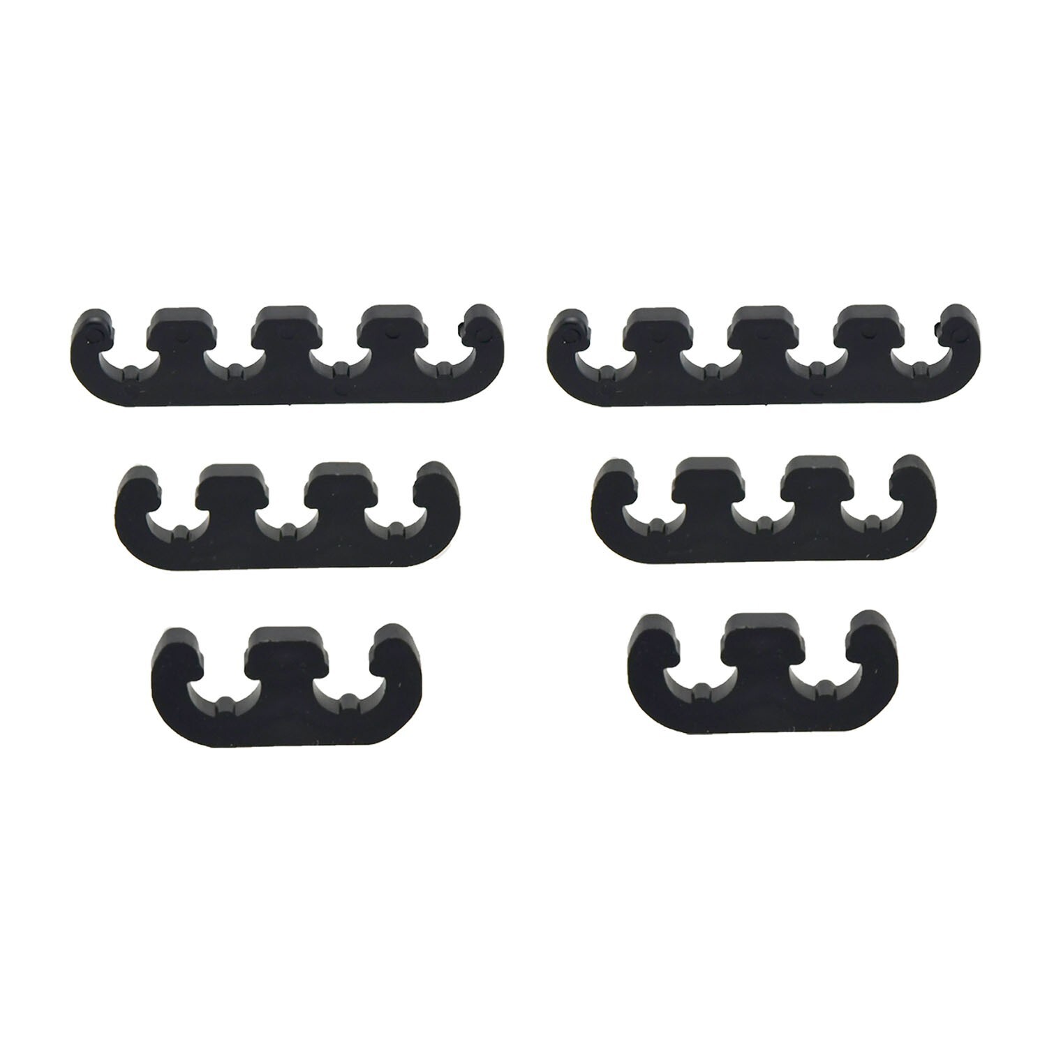 SB Chevy HEI Distributor Black Cap & Rotor & 8.5mm Black Spark Plug Wires SBC V8