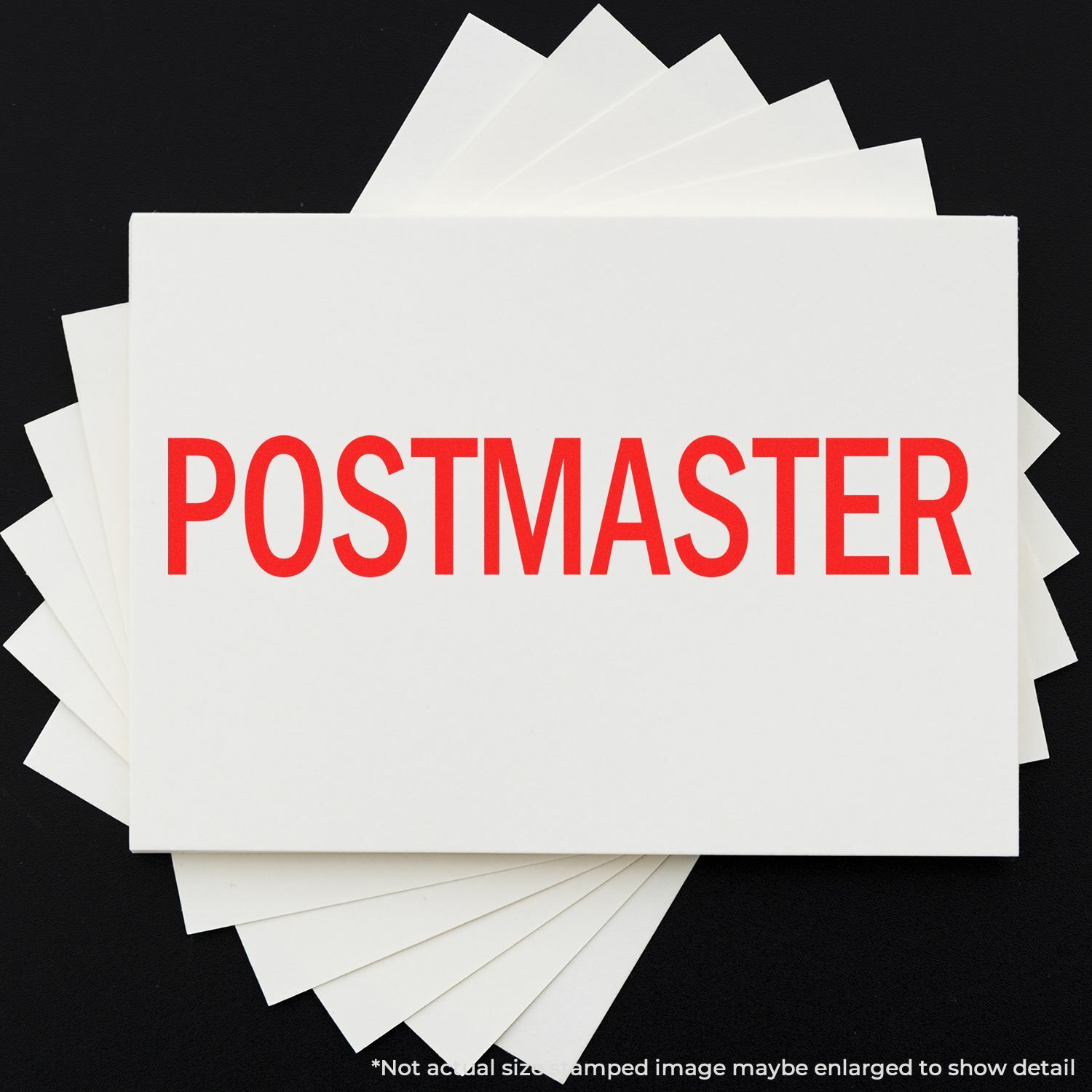 Postmaster Rubber Stamp Post Mail Stamp Office Business Size 1/2" x 1-1/2"