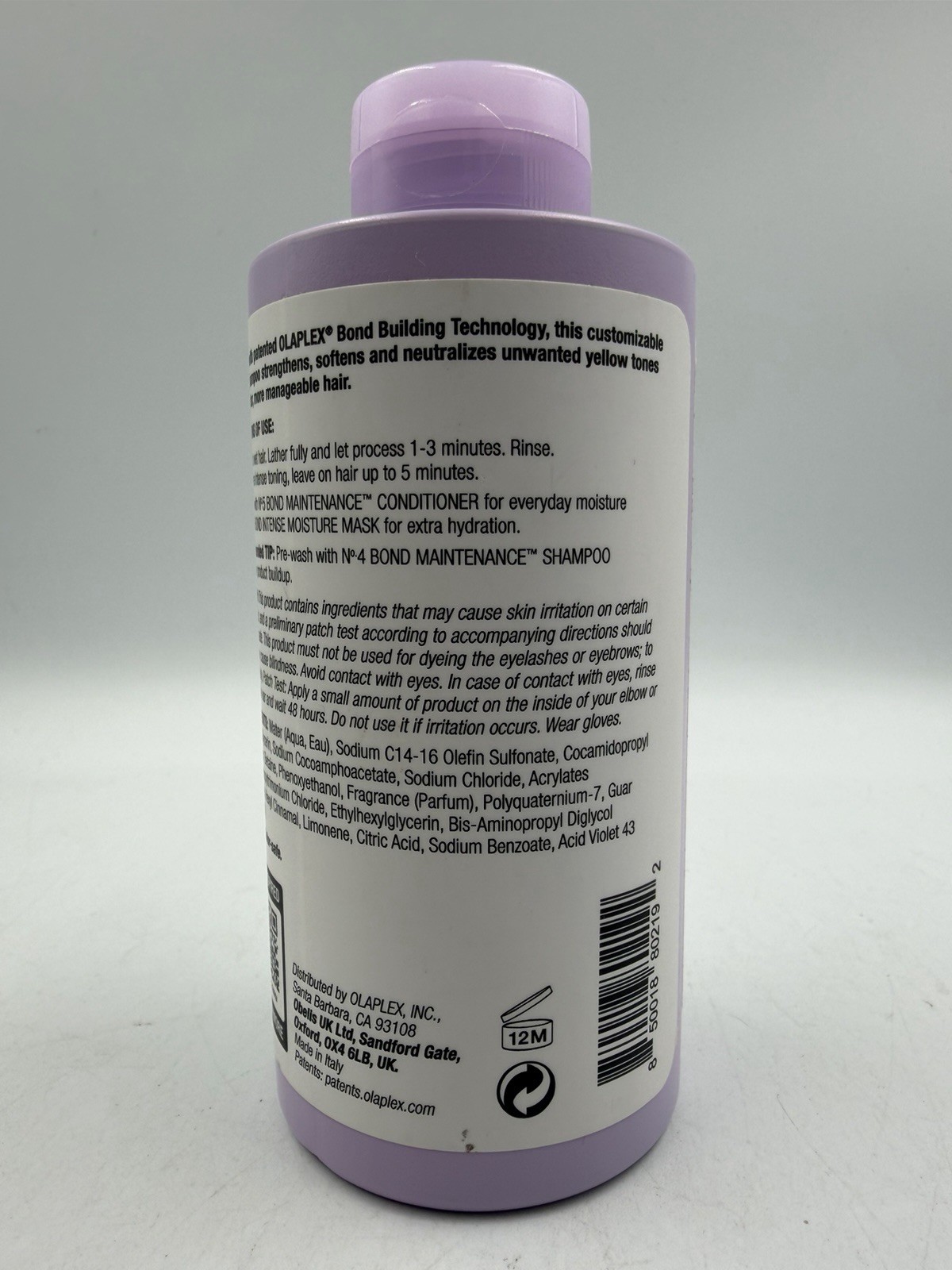 Olaplex No. 4P Blonde Enhancer Toning Shampoo 8.5 fl oz