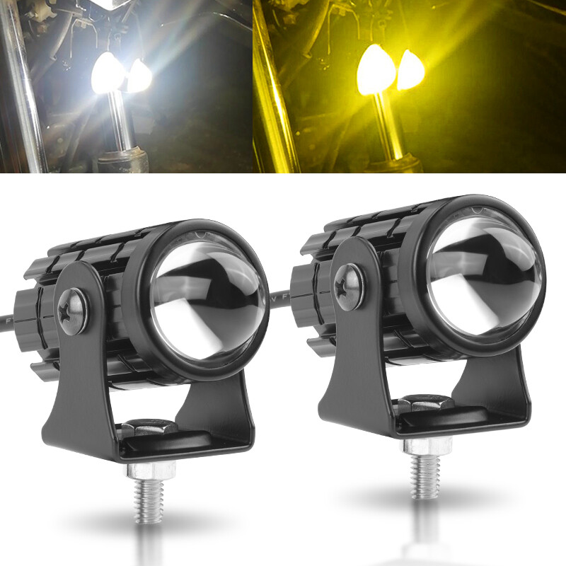 2x Mini LED Work Light Bar Fog Driving Lamp Spot Pods Car SUV ATV Yellow White