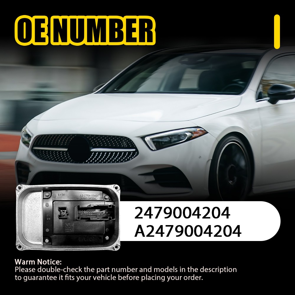 OEM Headlight Control LED Module Ballast For Mercedes Benz W247 A2479004204