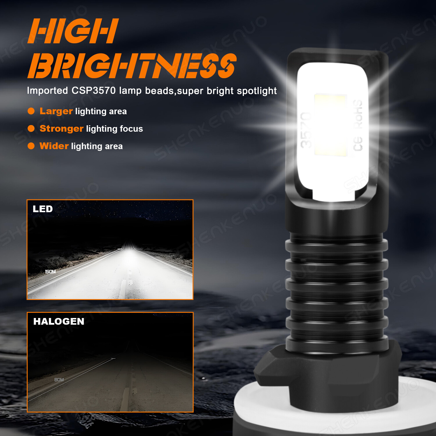 3x LED Headlight Bulbs For Polaris Sportsman 500 550 570 600 700 800 850 XP New