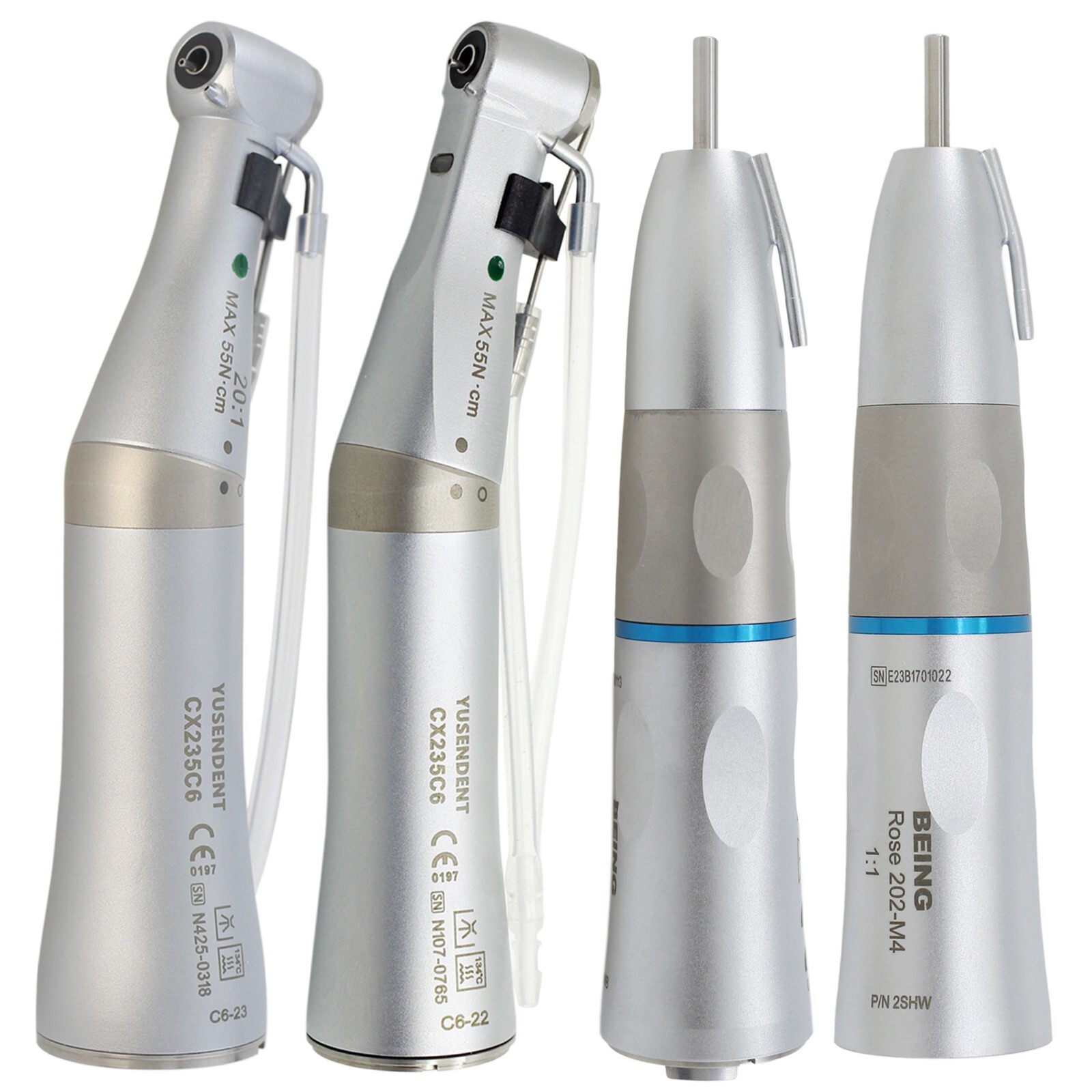 COXO Dental 20:1 Implant Surgical Handpiece Contra Angle Straight Fiber Optic