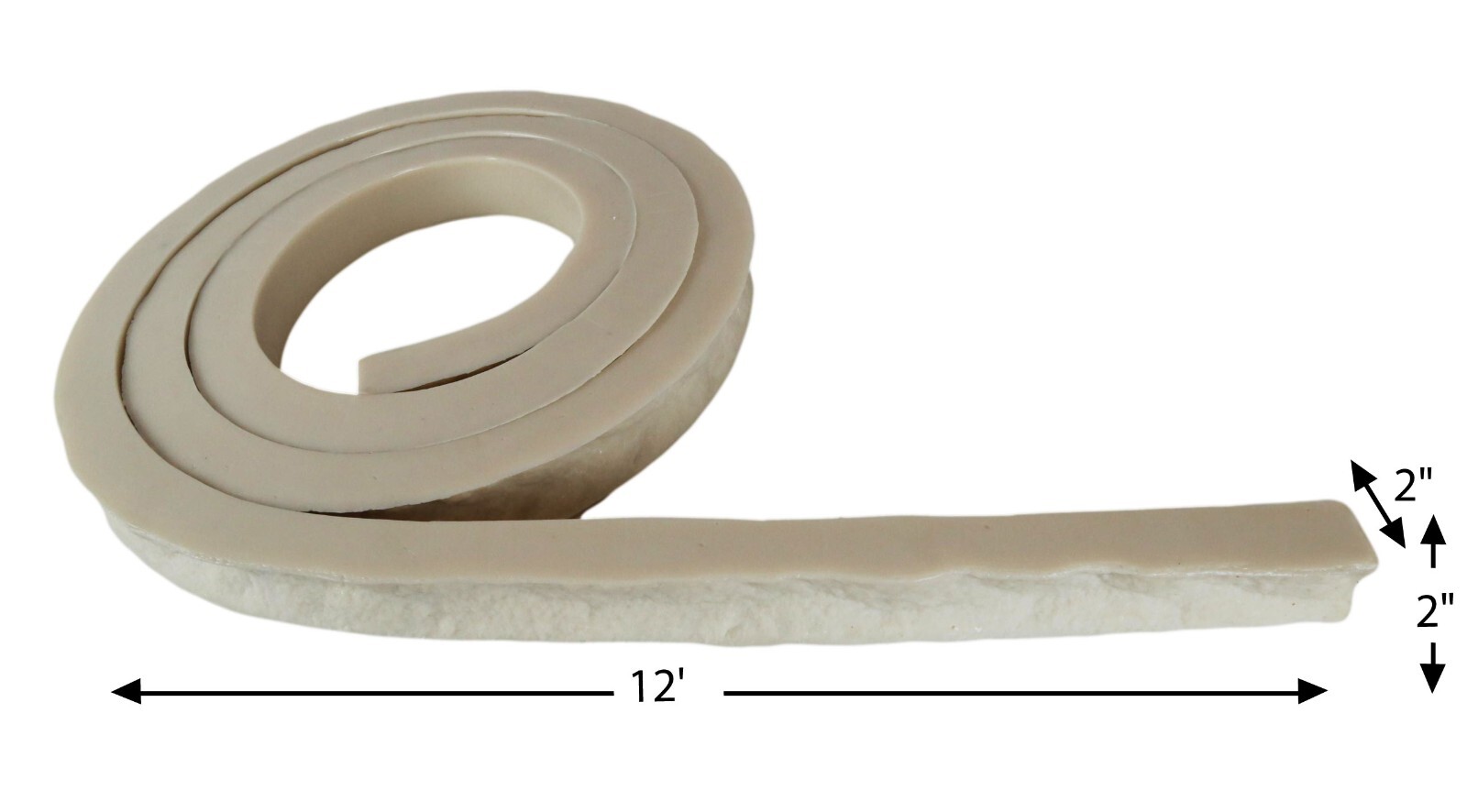 Stone Master Molds Chiseled Edge Concrete Countertop Edge Form Liner 12'