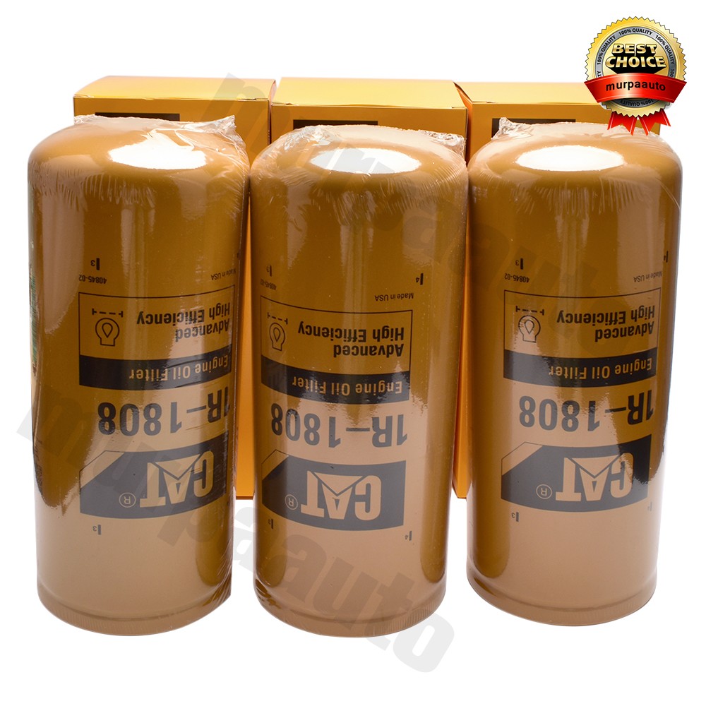 3x Caterpillar CAT 1R-1808 1R1808 Engine Oil Filter 3406 C15 Advanced Efficiency
