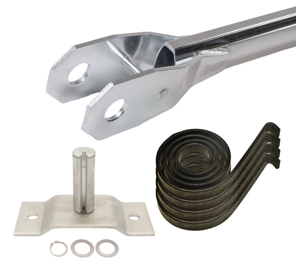 4-Spring Aluminum Lower Arm and Pivot Pin with 4Pcs Spiral Torsion Spring