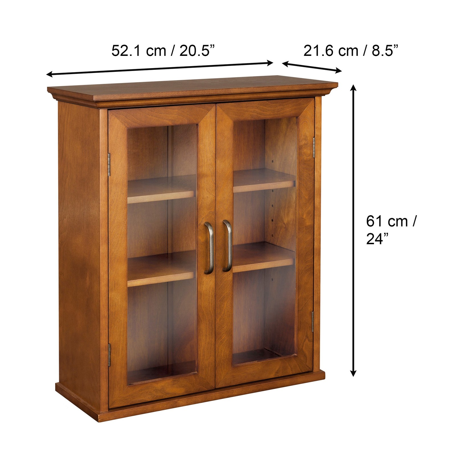 Teamson Home Avery Two-Door Removable Wall Cabinet