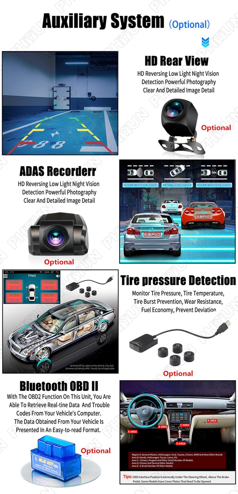 9.7'' Vertical Stereo Radio Android 11 GPS Head Unit For Cadillac SRX 2009-2012