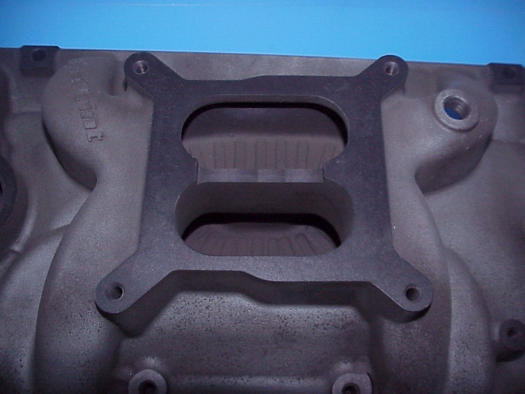 New BluePrint Dual lane Vortec Intake Manifold SB Chevy Black Anodized BRAND NEW