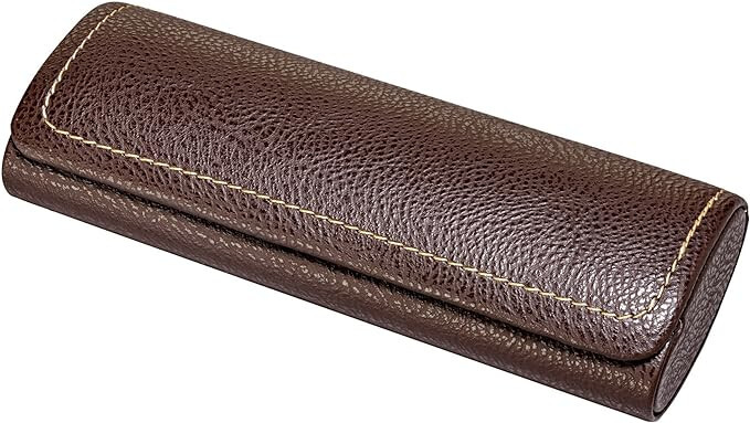 Feducci MOZART Executive Hard Eyeglass Case (Medium) Tailored Padded Syn.Leather