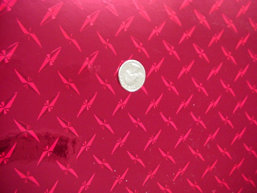 Diamond Plate Sign Vinyl, Choose Color and Size, 12 and 24 inch wide rolls