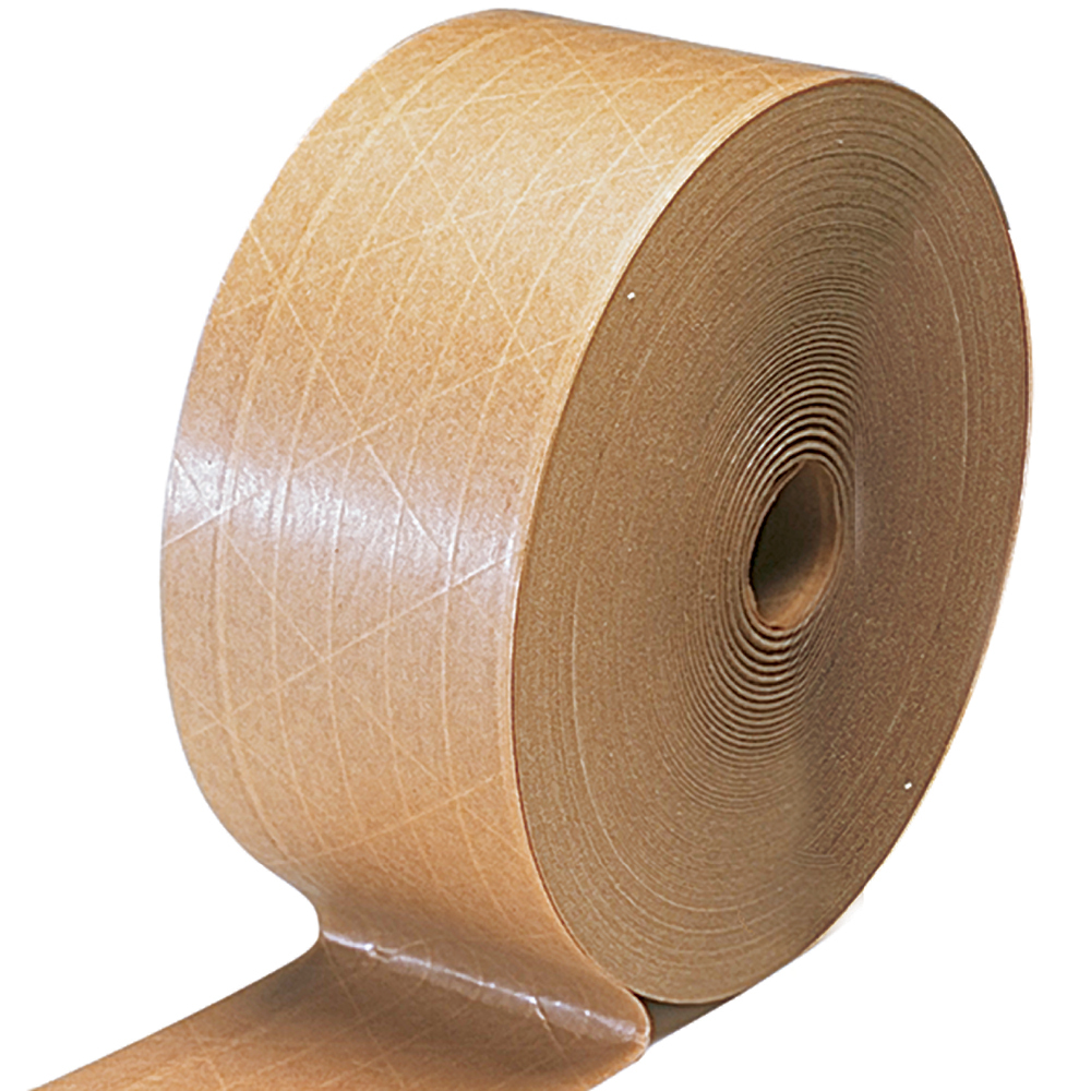 GUMMED TAPE*REINFORCED*10 ROLLS 450 FT 72mm 89.75 CS FREE SHIPPING INDUST. GRADE