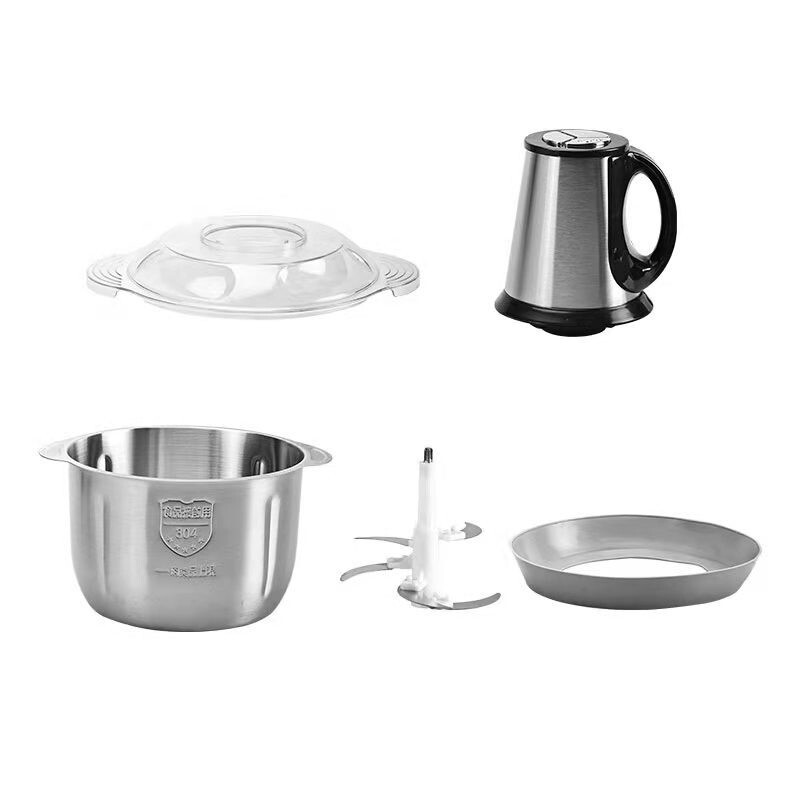 300W Electric Food Vege Chopper Food Processor Kitchen Meat Grinder Chopper 3L