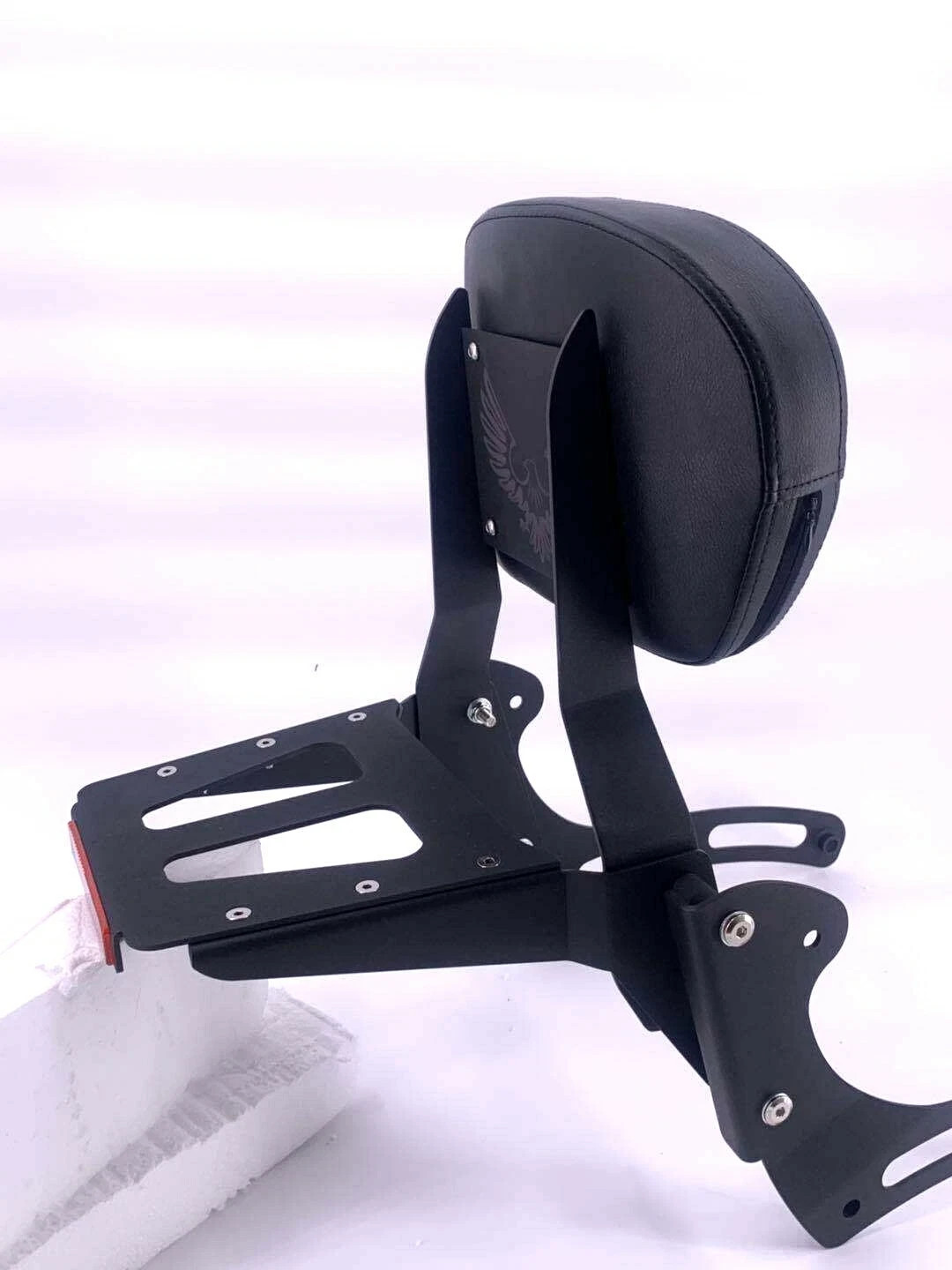 NEW BLACK Sissy Bar & Luggage Rack Kawasaki Vulcan 900 Classic & Custom 09 to 25