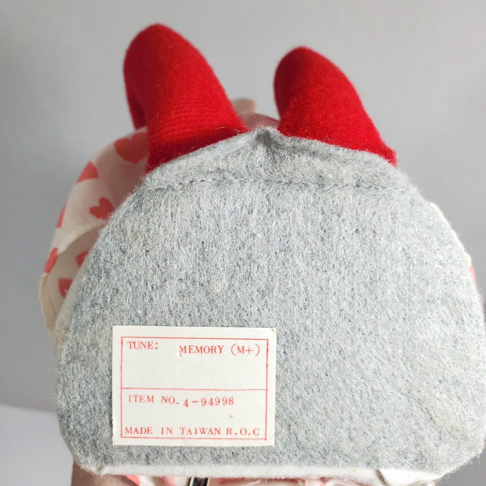 Vintage Wind-Up Musical Clown Doll Bisque Face Hands Plays MEMORY