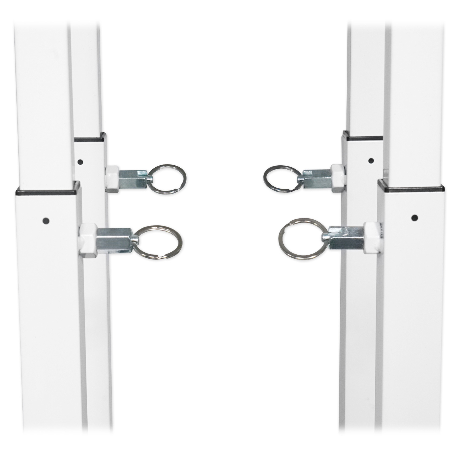 (1) Rockville RTP32W Totem Moving Head Light Stand+Black+White Scrims+Carry Bags