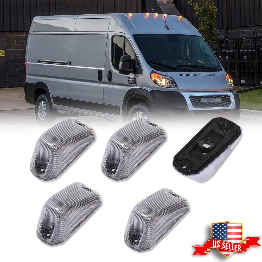For 14-2023 Ram ProMaster 1500 2500 3500 5PC OEM Cab Roof Marker Running Lights