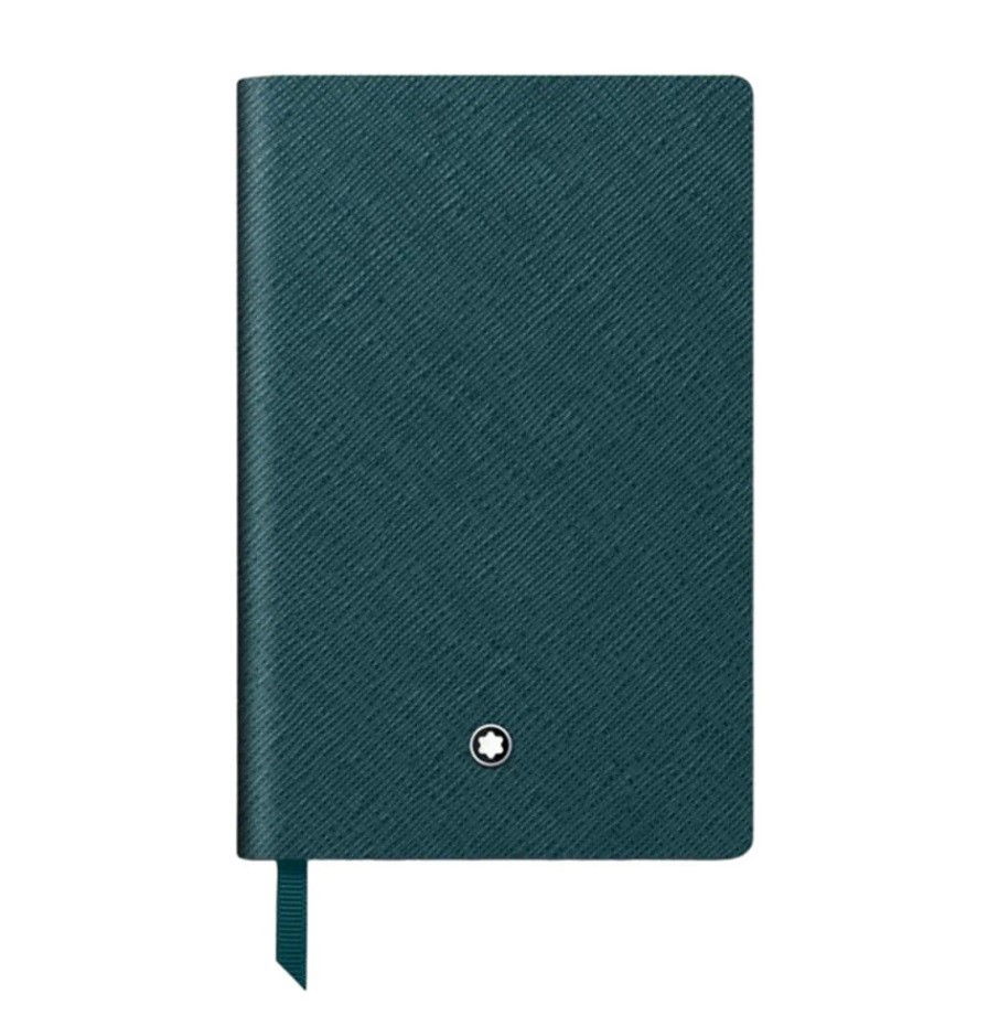 Montblanc Sartorial #148 Cyprus Blue Lined Silver Cut Pocket Notebook MB134084