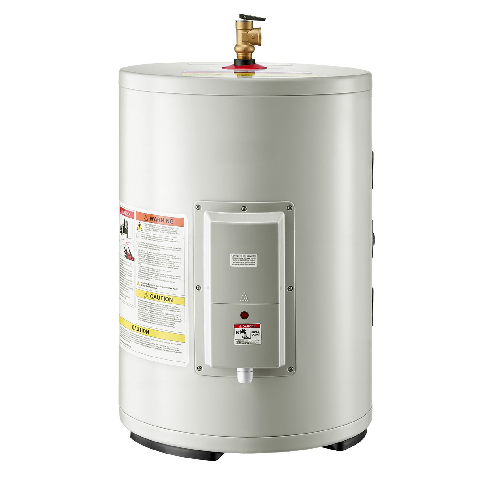 Uimoso 12-Gallon Electric Water Heater, 1600W, 120V, Point-of-Use with T&P Valve