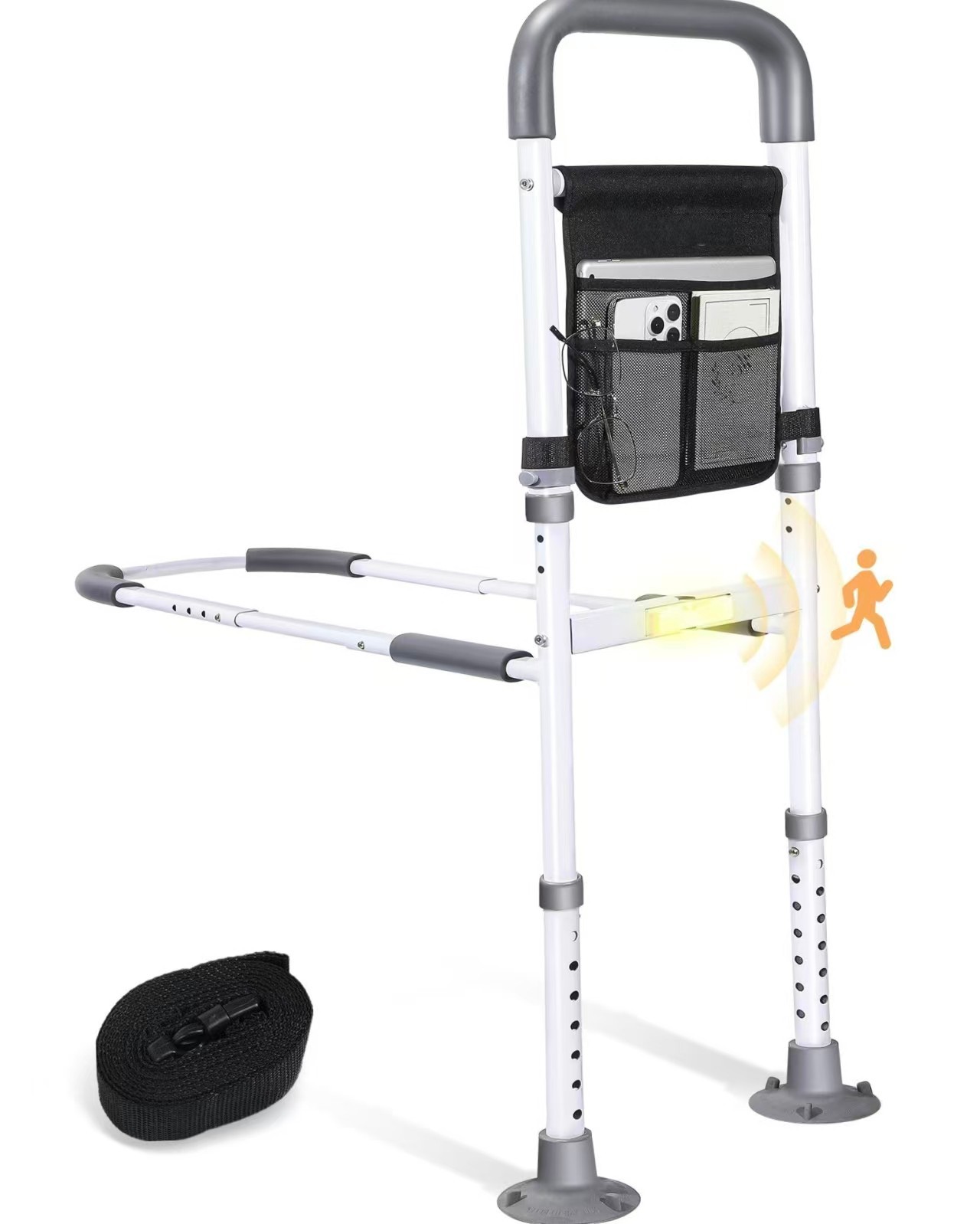 Bed Rails for Elderly Adults, Bed Rails for Seniors with Motion Sensor Light