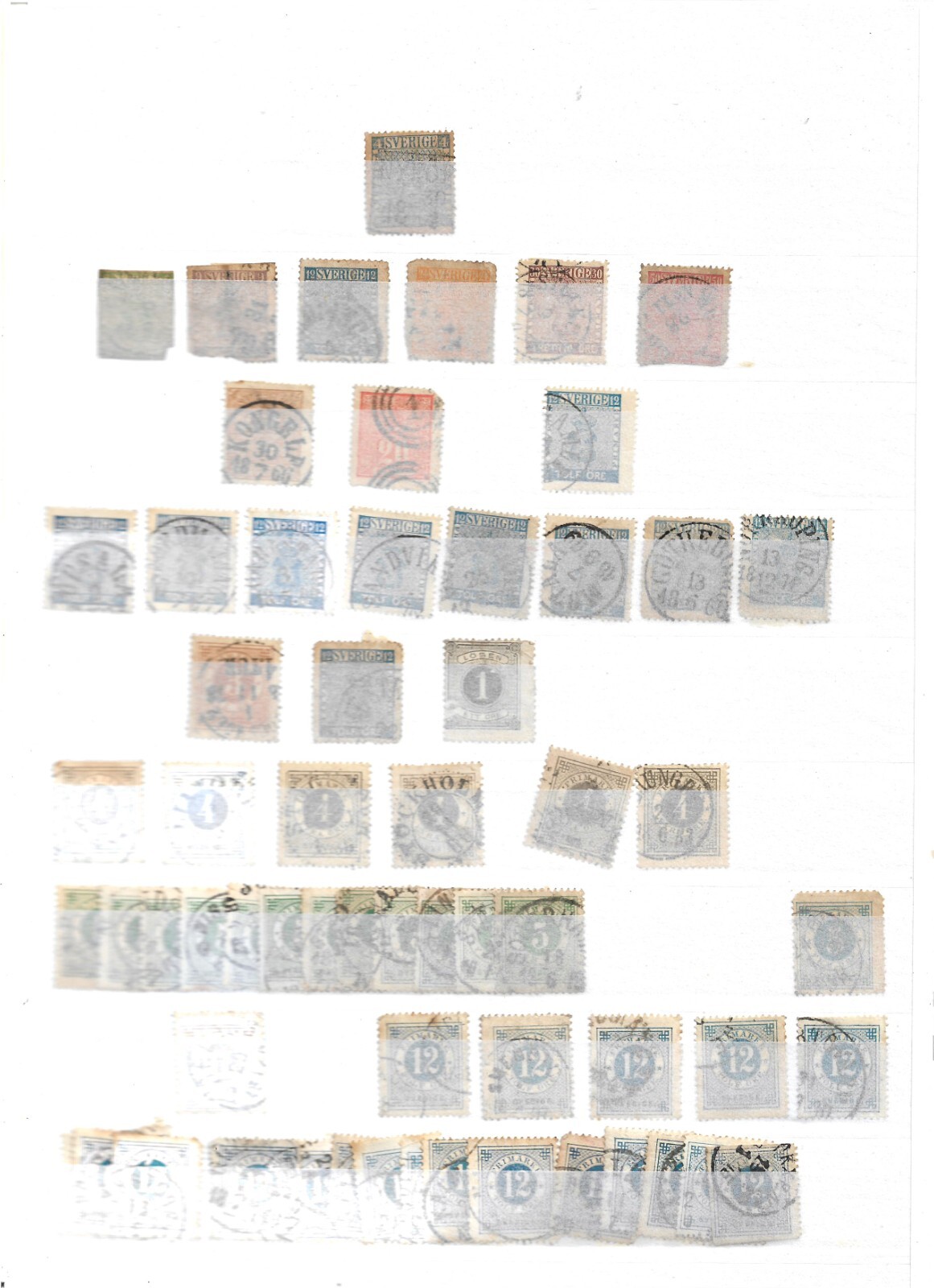 Excellent Sweden collection in stockbook!!