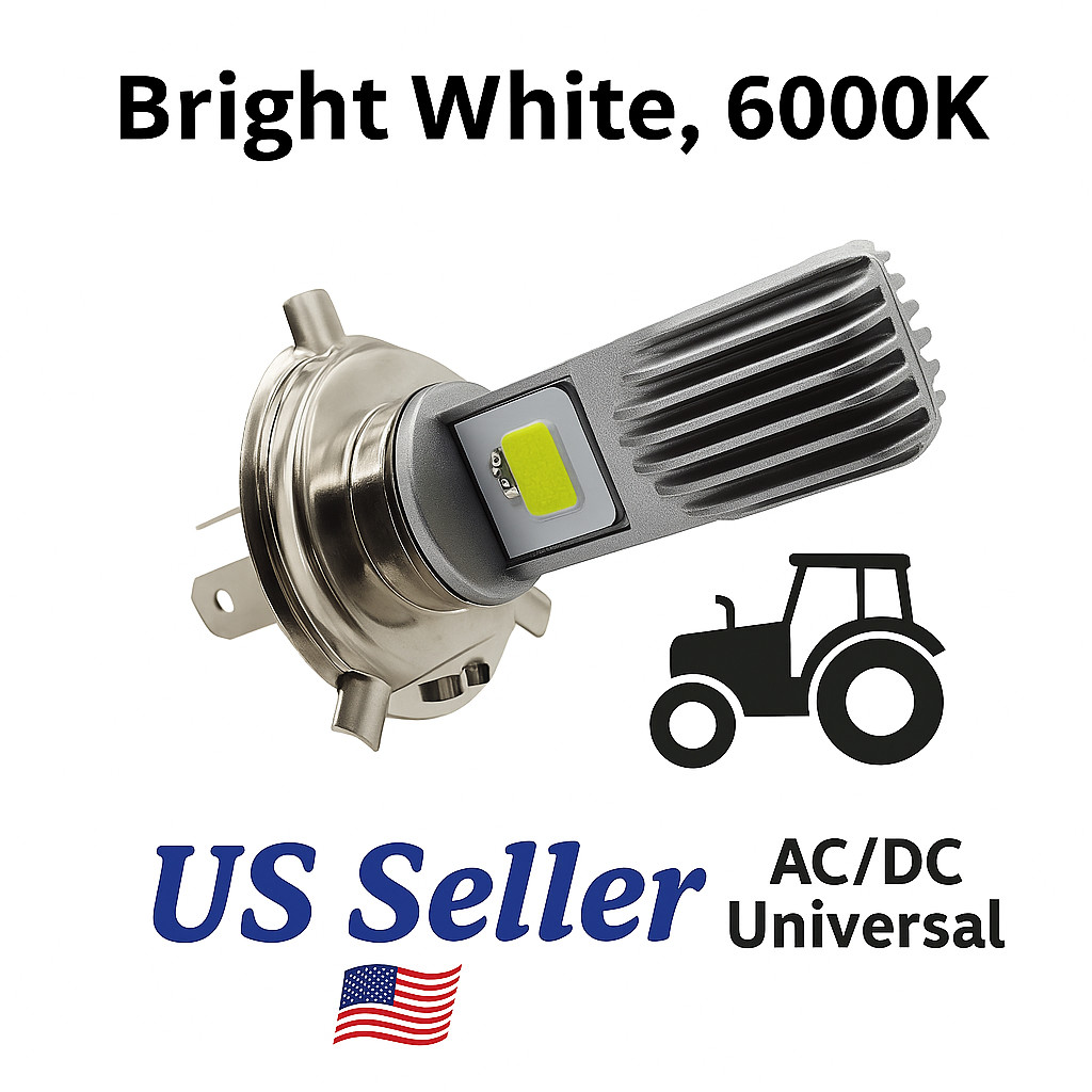 ✨Hi/Low LED Light Bulb for Mahindra 2538 2540 2555 2655 12V 60/55W ⬆️Performance