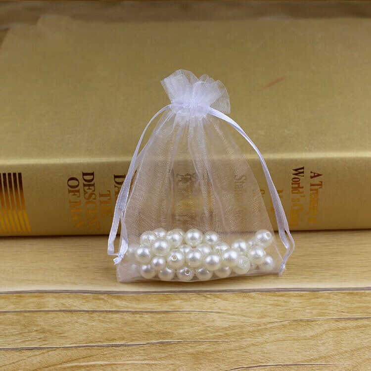 100pcs Drawstring Bags Multicolor Wedding Favor Bag Organza Gift Bag Pouch 4"x5"