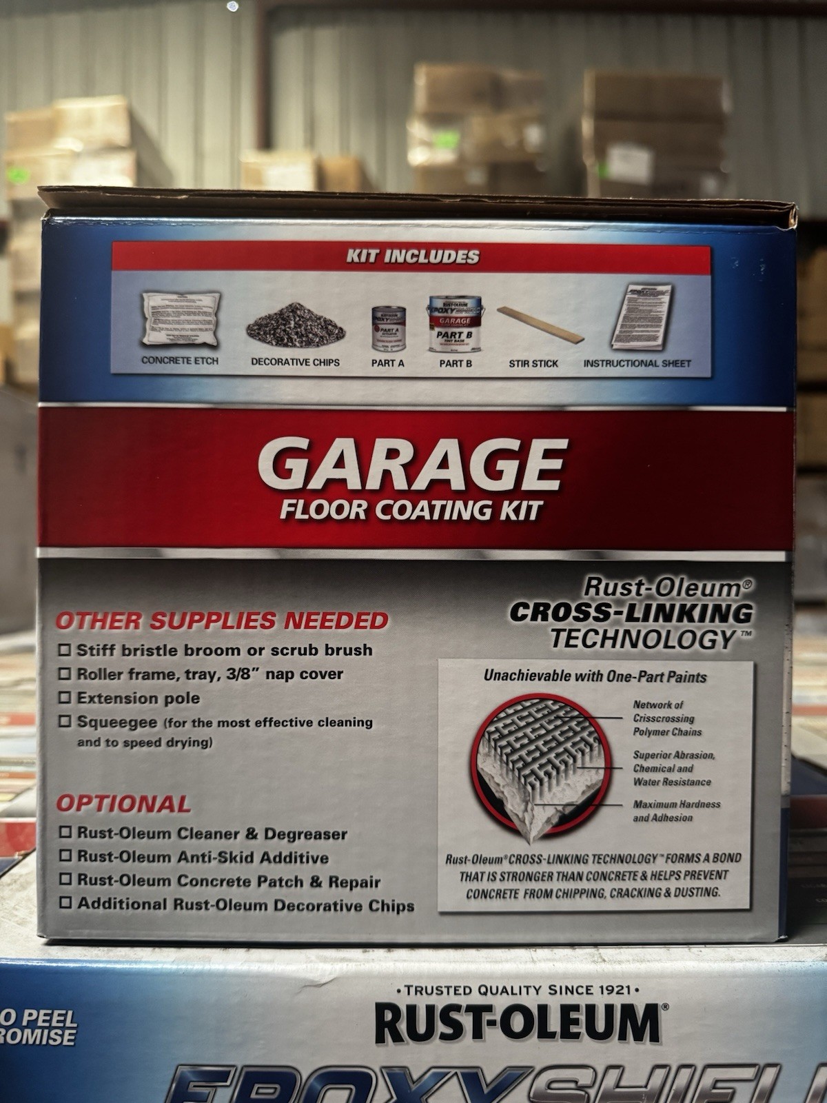 Rust-Oleum EPOXYSHIELD Gloss Garage Floor Coating Kit, Tint Base, 120 Oz