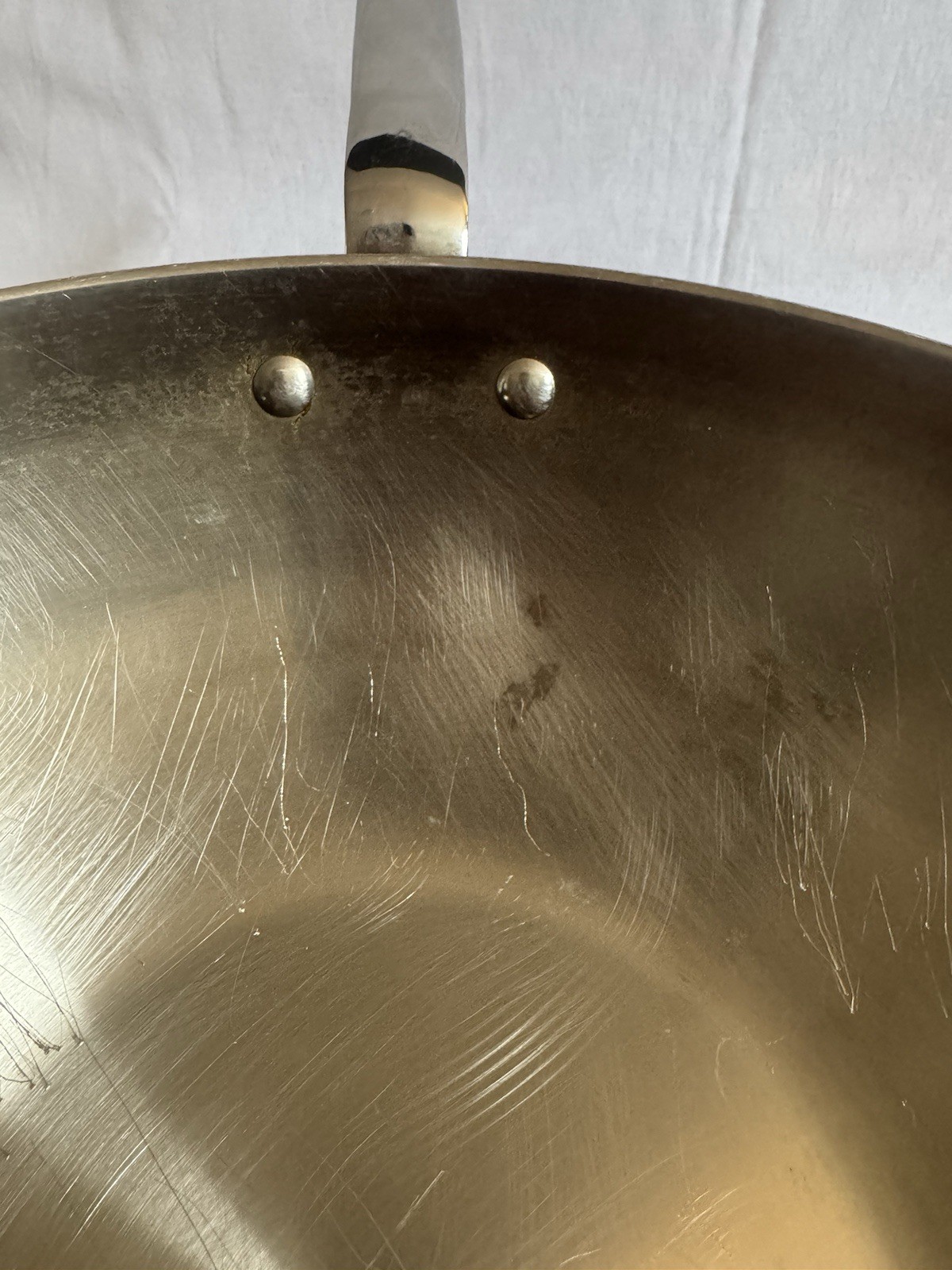 Williams-Sonoma Copper Exterior Wok – Stainless Interior – 12”