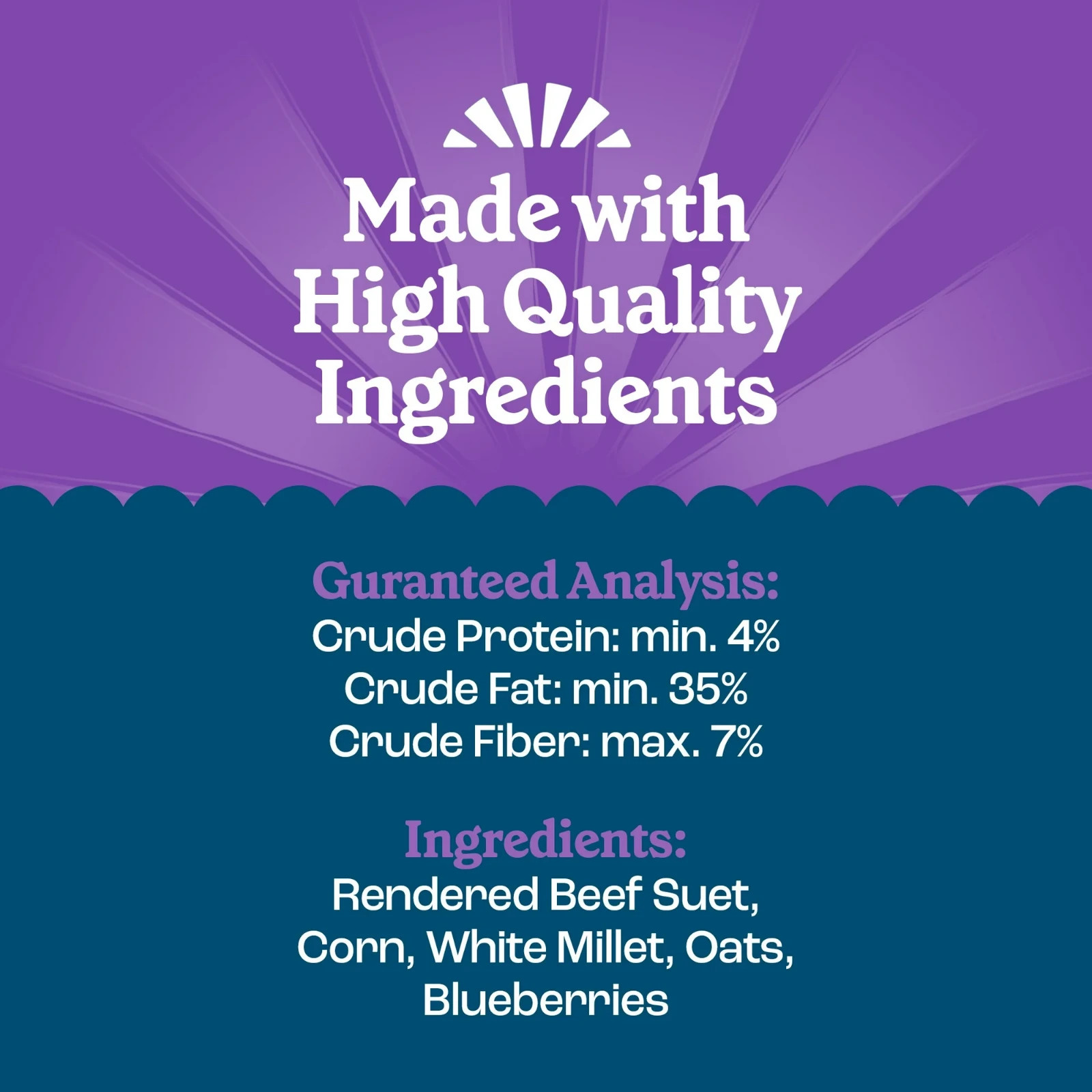 Pennington Fresh Wild Bird Suet - 8 Pack 11.75oz,Feeding Frenzy Berry Treat Cake