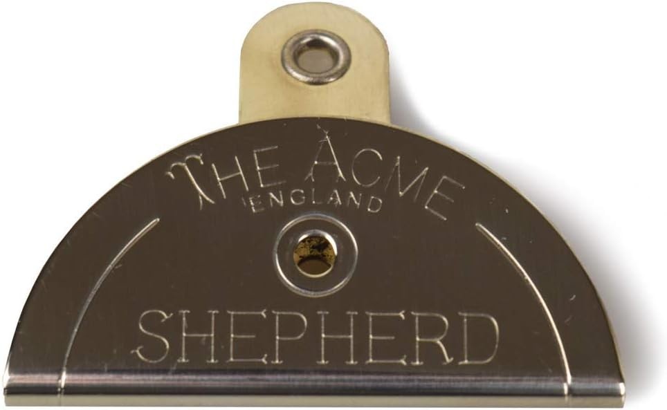 ACME 575 Shepherd Lip Dog Whistle Nickel Silver Plated Training Sheepdog Herding